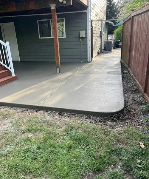 Broom Finish Patio And Sport Court Slab in Bothell 